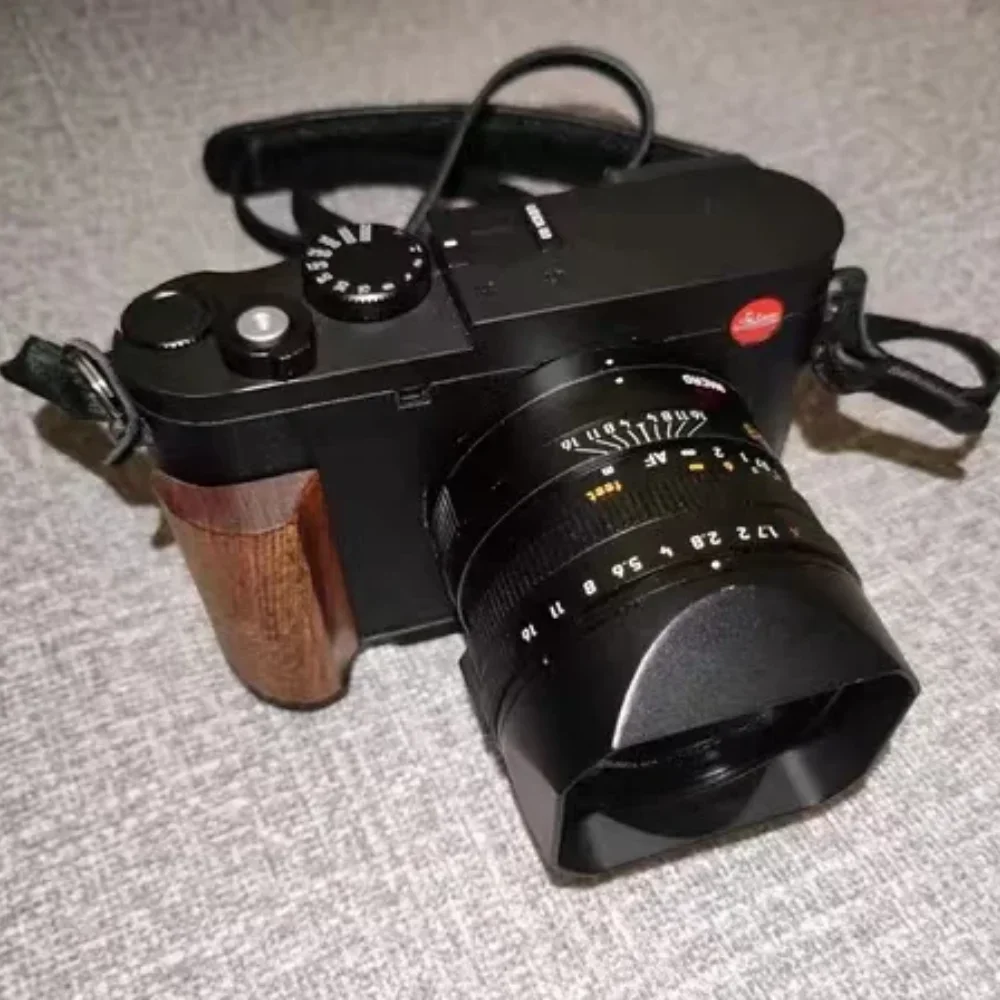 Soporte de madera tipo L, empuñadura de mano para cámara Digital Leica Q3, trípode Arca-Swiss RSS, Base de placa de liberación rápida