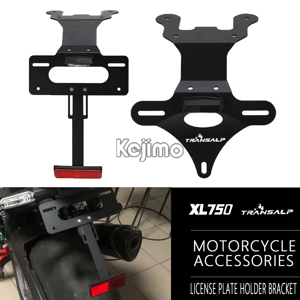 

Motorcycle Rear License Plate Mount Holder Frame Tail Tidy Fender Eliminator For Honda XL750 Transalp 750 XL 750 2023 2024 2025