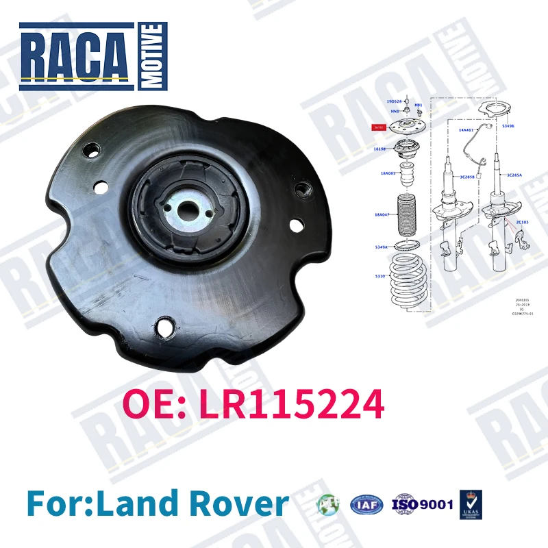 

Для Land Rover Discovery Sport Evoque, New Range Rover Evoque, 1 шт., верхний передний амортизатор, верхняя опора, LR115224 J9C18232