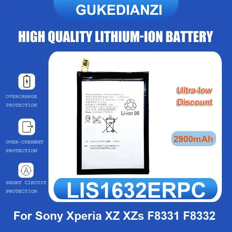 Battery For Sony Xperia XZ2 H8296 Z5 compact Z5C Mini E5823 E5803 F5321 F3216 F3216XC F3215 F3212 F3213 E6883 E6653 E65 XZ XZs