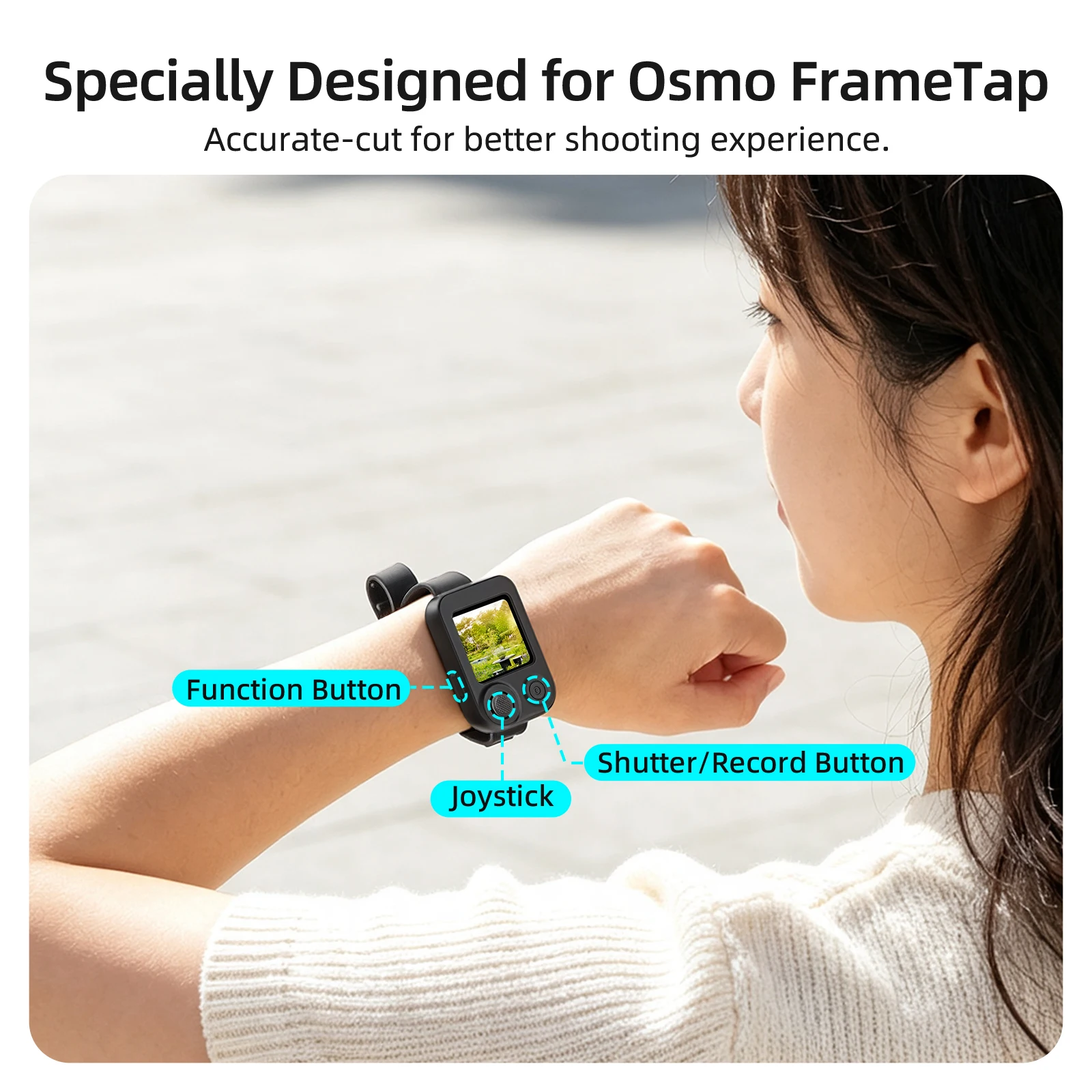 Silicone Wrist Strap For DJI Osmo Pocket 4P/Mobile 8P Viewfinder Remote Control Strap Wearable Wrist Strap Accessories