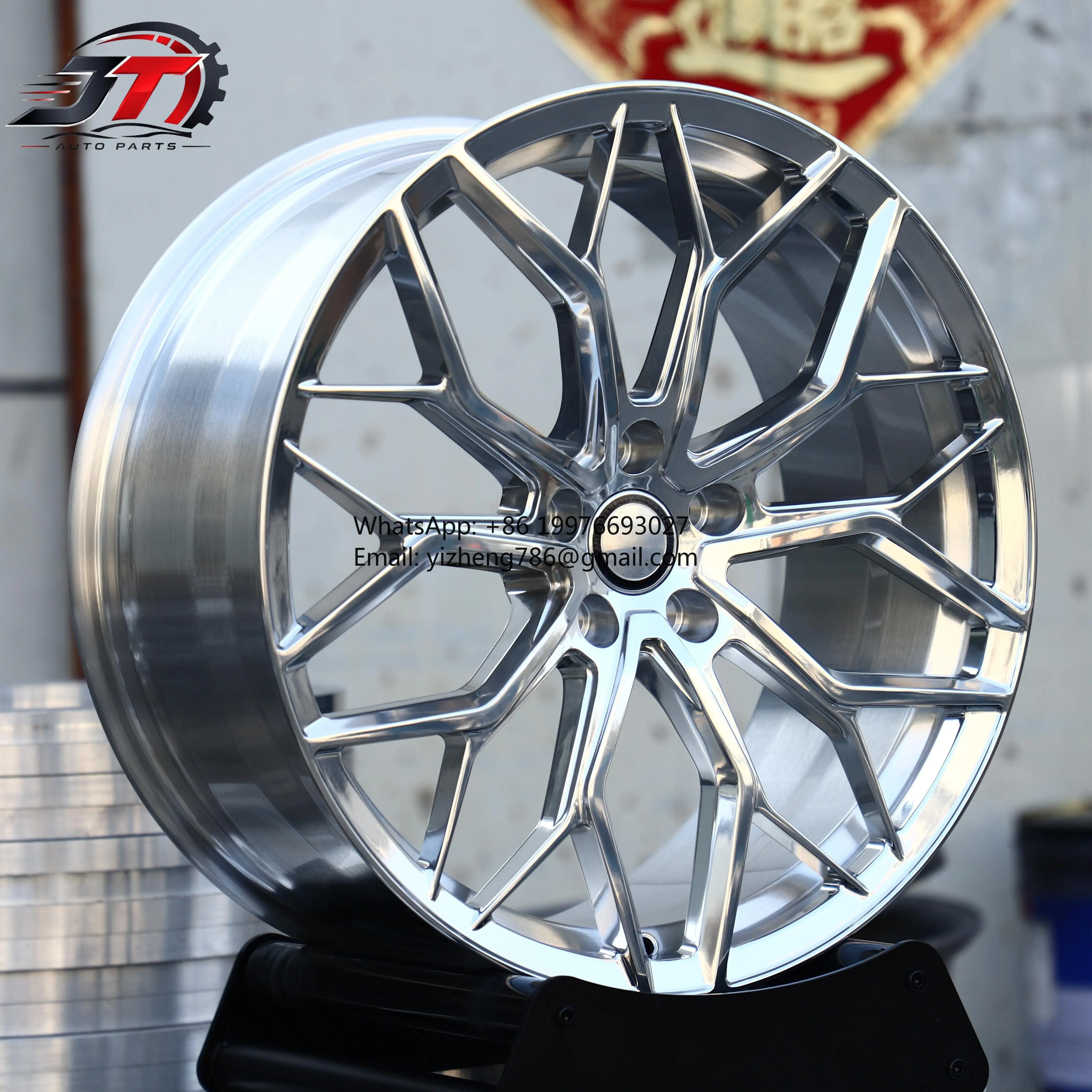 JT Custom 16 17 18 19 20 inch 5x114.3 Polished Aluminium Alloy Wheels For A390 For A110 For H5 For H6 For HQ9 For HS3 For Swace