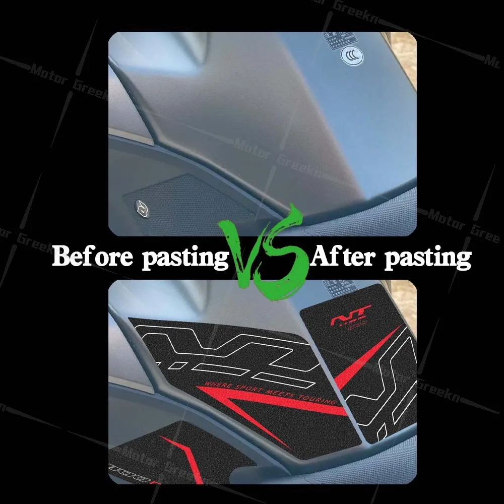 Motorcycle Thick Frosted Fuel Tank Side Pad Protector Sticker Set Decals For NT1100 nt 1100 NT 1100 DCT Sport Touring 2022-2026