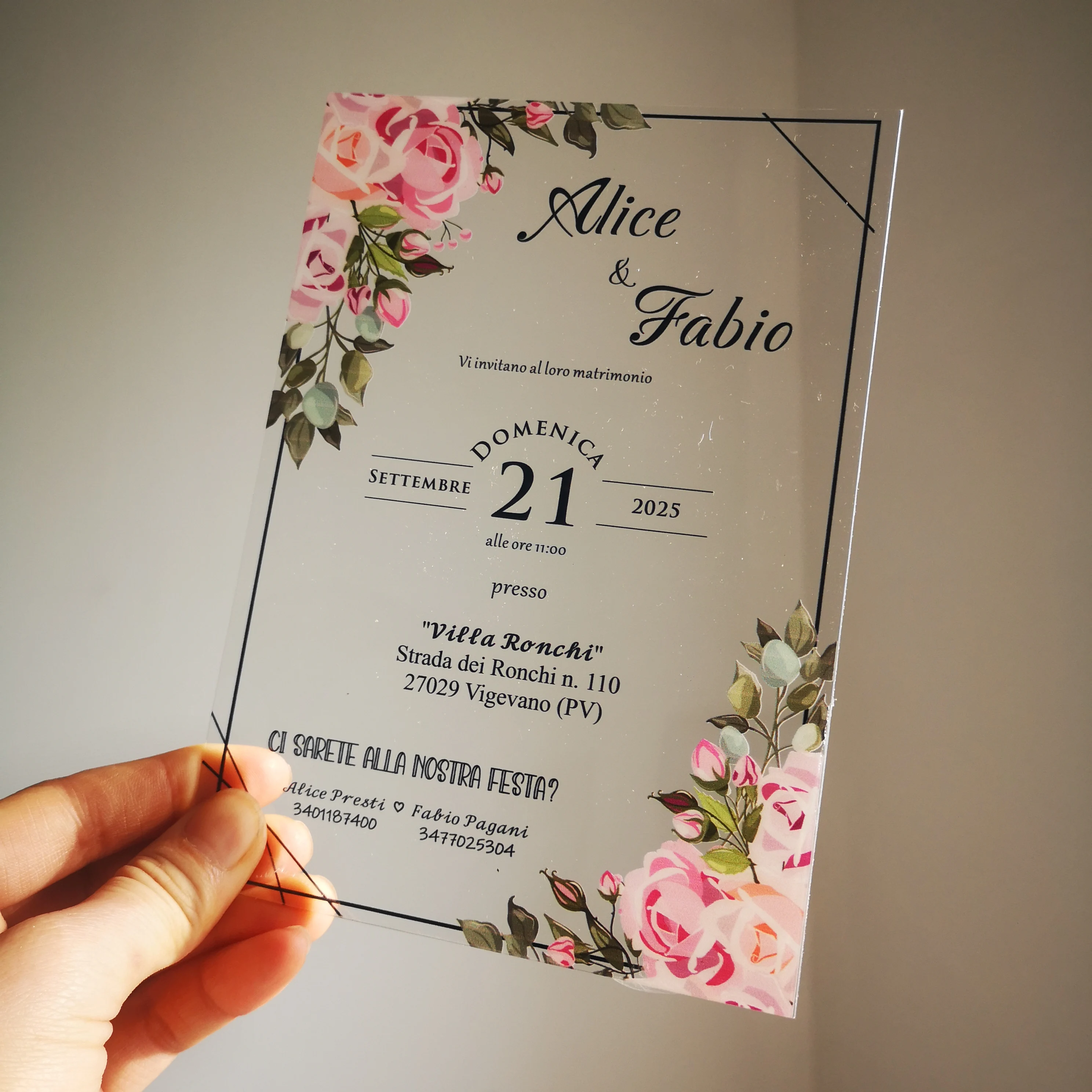 1mm customize wed Date,Transparent Custom Wedding Invitation Card,Acrylic Hebrew,Prayer Blessing,Shabbat Design Bar Mitzvah Gift
