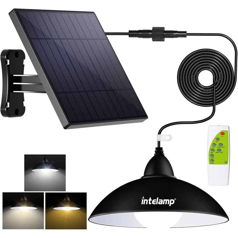 

Pendant Lights Indoor Outdoor, 4000mAh Hanging Chliers with Remote, Warm White Lighting for Barns and Chicken Coop