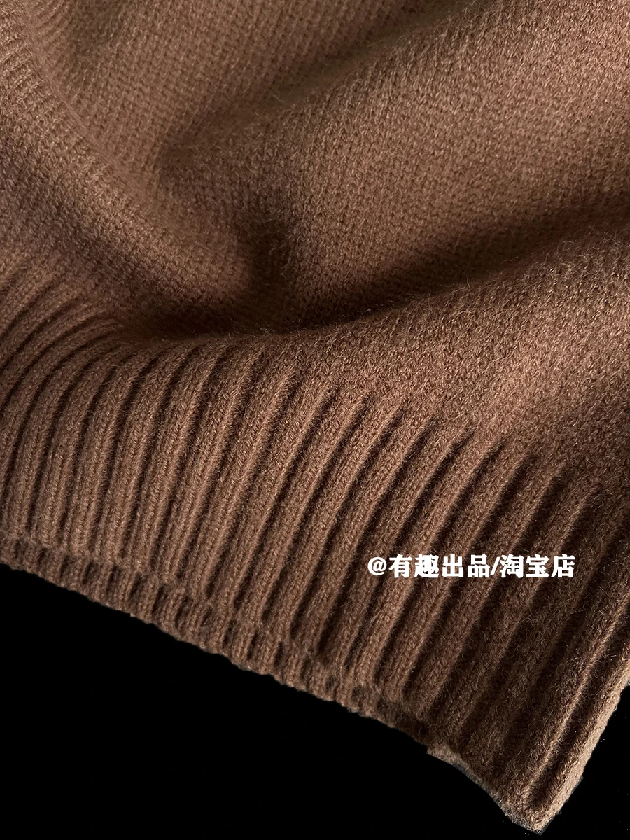 Gilet lavorato a maglia con scollo a V retrò americano a strati d'avanguardia Gilet maglione casual senza maniche di nicchia allentato da uomo