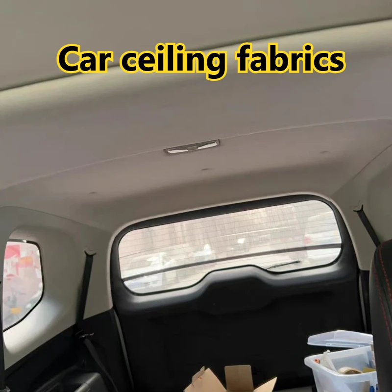 Car Roof Upholstery Fabric Headliner RV Repair Renovations Sky Fabrics Sponge Backed for Cars RV Liner Interior Ceiling Material