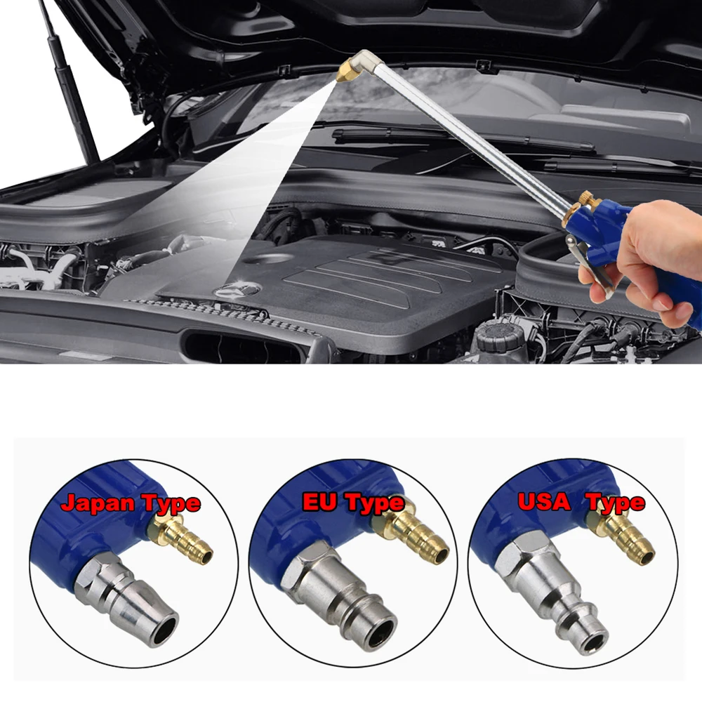 Car High Pressure Water Gun Washer Spayer Engine Care Oil Clean Tool Kit 100cm Hose Tube Motorcycle Motor Bike Auto Accessories