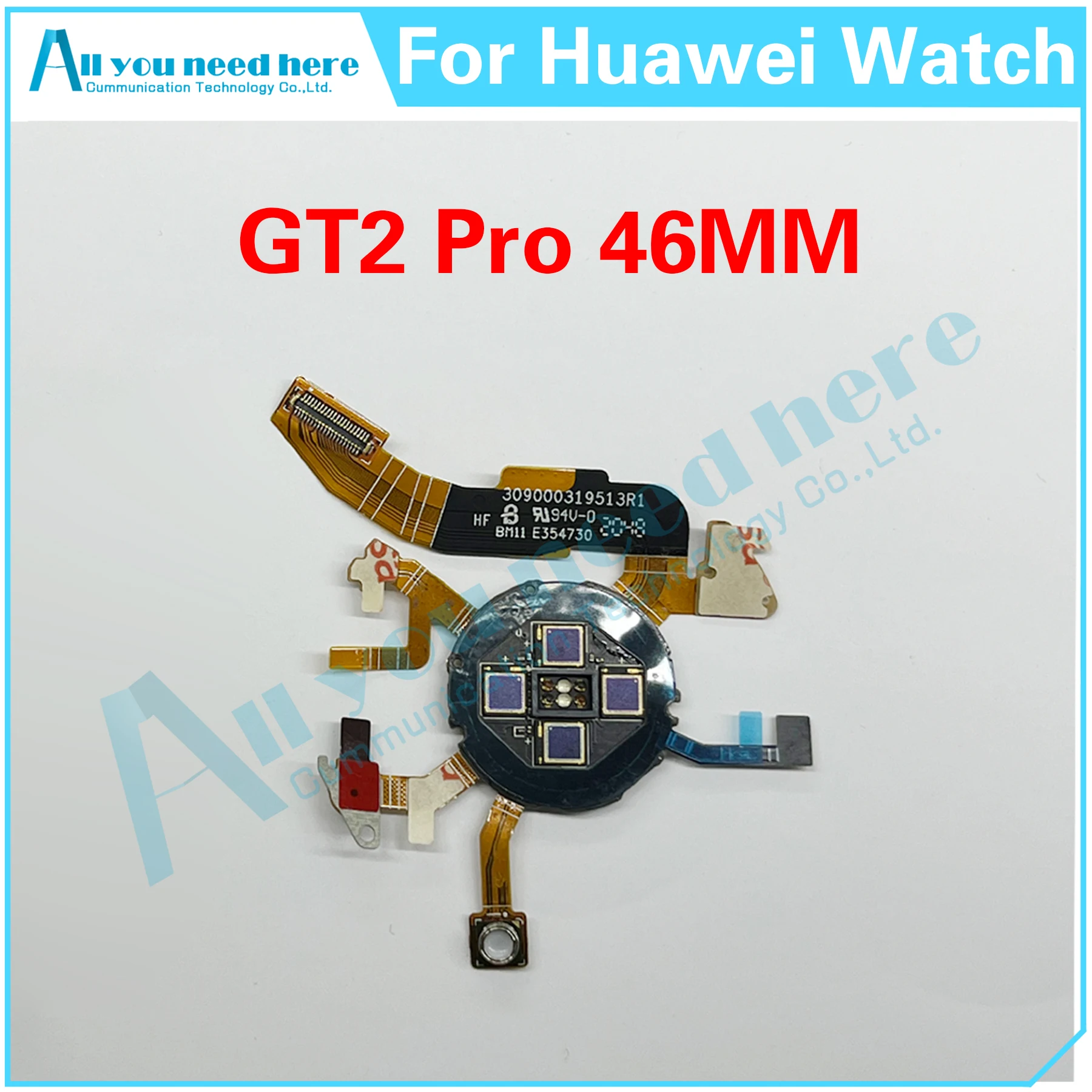 For Huawei Watch GT2 Pro VID-B19 WGT 2 Pro Heart Rate Monitor Sensor Mie Miceophone Vibrator Buzzer Loud Speaker Flex Cable