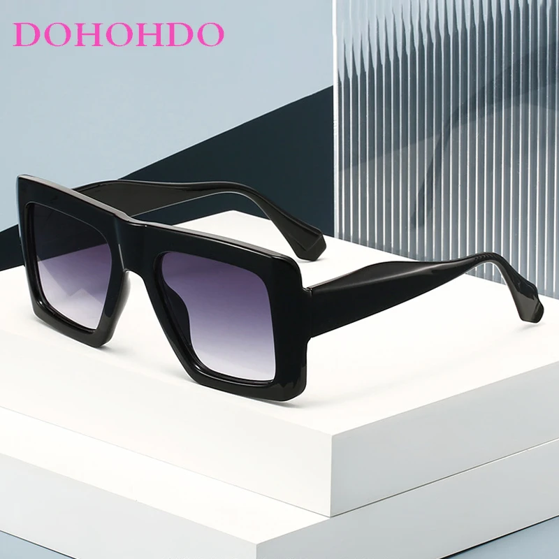 

Classic Fashion Oversized Square Women Sunglasses Brand Designer Sunglass Summer Traveling Driving Shades Man UV400 Lentes Mujer
