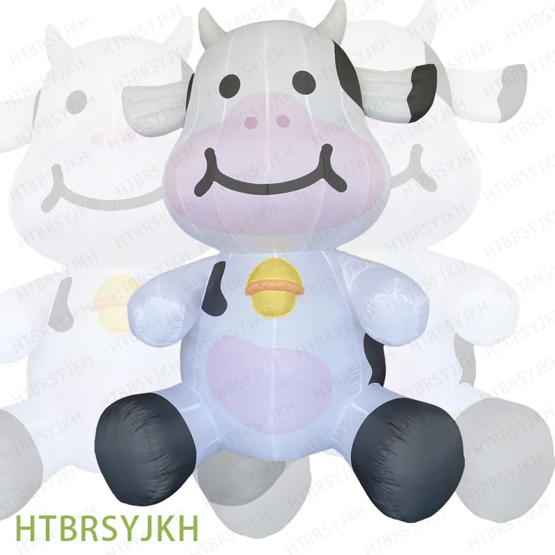 

Cute cartoon inflatable cow air model animal shop bar theme atmosphere decoration amusement park props