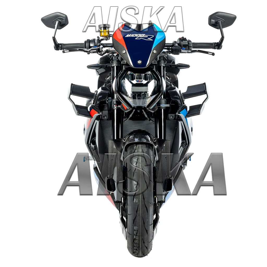 Motorcycle Accessories 3K Pure Dry Carbon Fiber Fender Fuel Tank Guard Winglets Fairing Kit For BMW S1000R 2021 2022 2023 2024