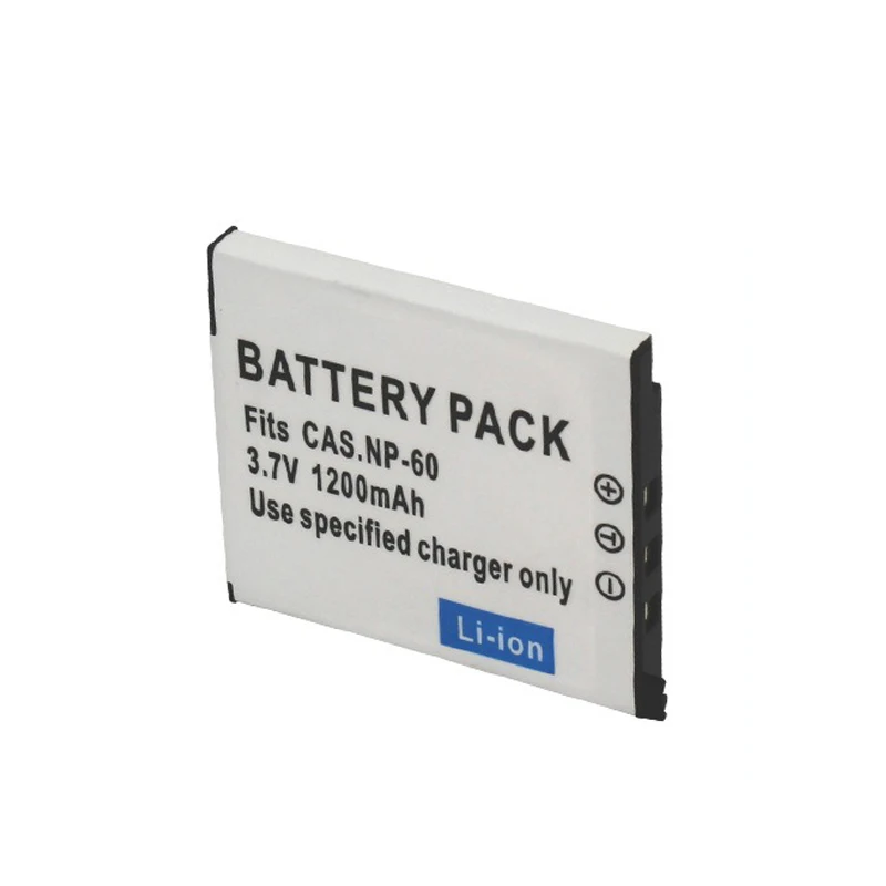 3.7V 1200mAh NP-60 NP60 CNP-60 Camera Battery For Casio CNP60 CAS EX-Z80 S10 Z9 S12 Z20 Z29 Z19 Z85 Z80 Z90