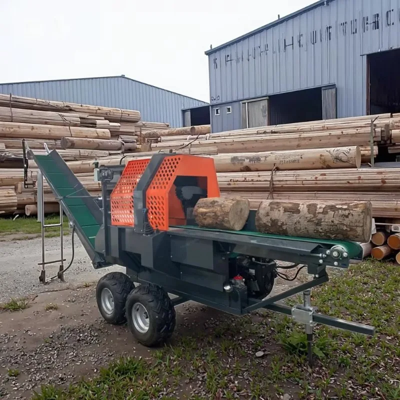 Beginner Friendly Hydraulic Wood Splitter Simple Control Panel Firewood Splitting Machine No Complex Operation Skills