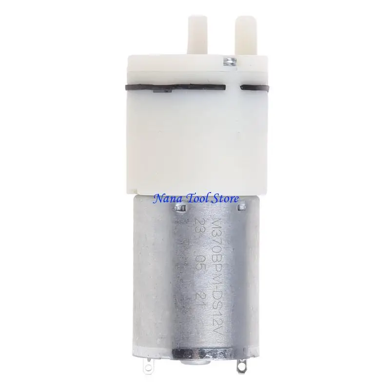 31GJ DC12V 370 Electric Micro Diaphragm Vacuum Air Pump Low Noise Replacement for Drinking Equipment Beauty Device