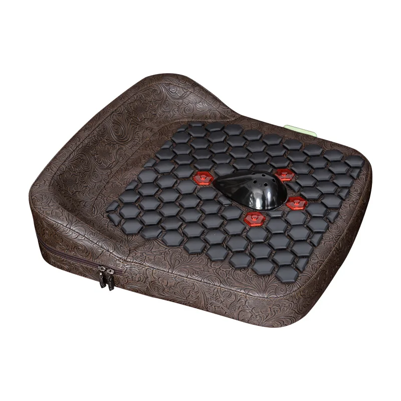 High Quality Brown Multifunctional Tourmaline Stone Laser Kegel Massage Cushion