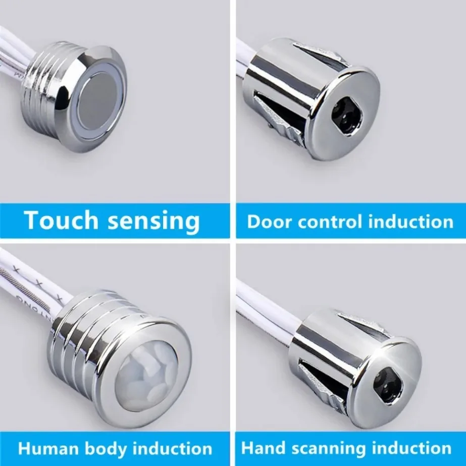 Touch Sensor Switch Hand Sweep Switch 5A 12V-24V PIR Motion Sensor Hand Wave Scan Smart LED Closet Cabinet Light / Wardrobe lamp