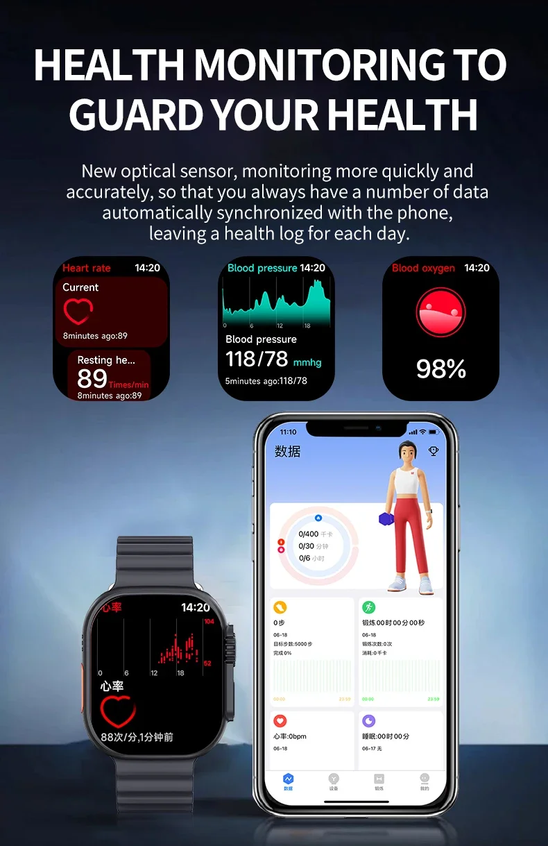 2025 جديد BW9 Smartwatch الخلوية بطاقة SIM بلوتوث الاتصال كاميرا تلسكوبية تغطية الشبكة الكاملة خطوة العد تسجيل #4