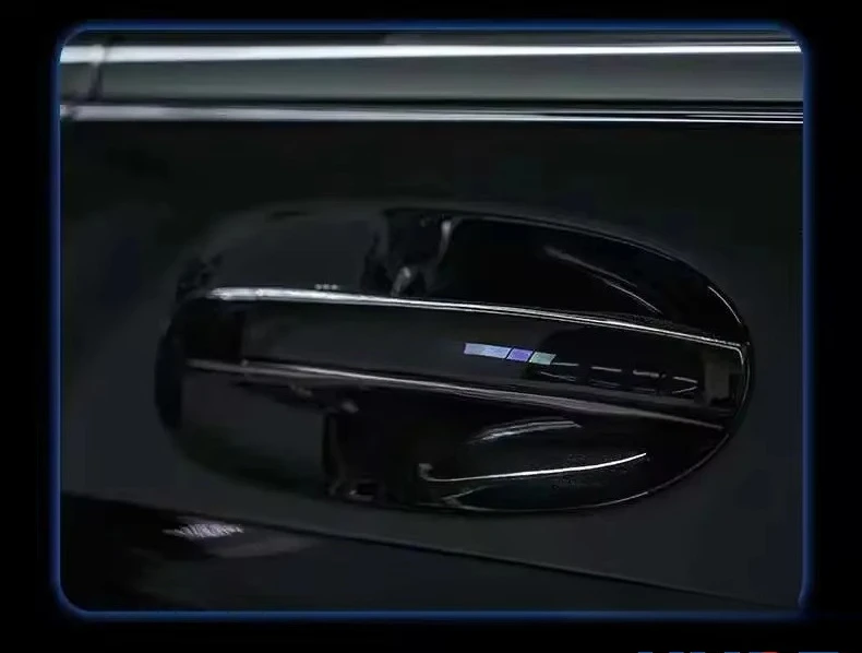 Luxury LED Door Handle for Benz W447/Vito/V-Class/V-Klasse/METRIS/SPRINTER New Design Car Tuning Interior Kits Made of Leather