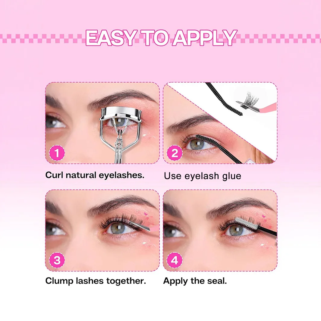 Stainless steel durable eyelash tweezers, DIY grafting eyelash tweezers, lightweight segmented eyelash tweezers