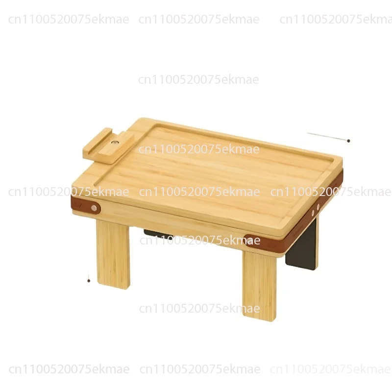 Clip On Rotatable Double Layer Sofa Armrest Tray Table With Built In Storage Box Household Sofa Side Organizer