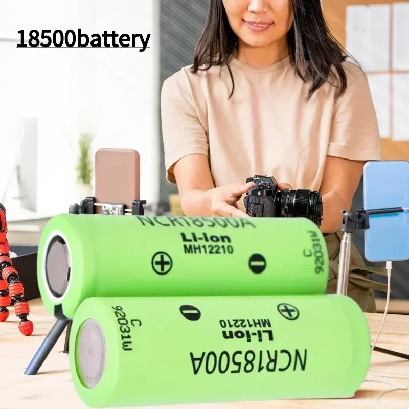 2024  high-quality 18500 3.7V 2040mAh 100% original NCR18500A  toy flashlight and other batteries  milwaukee  CE  KR(Origin)