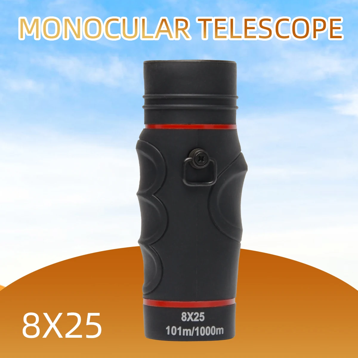 Powerful Mini 8X25 Monocular Telescope HD Portable SMC Coated Outdoor Pocket Compact Binocular For Tourism