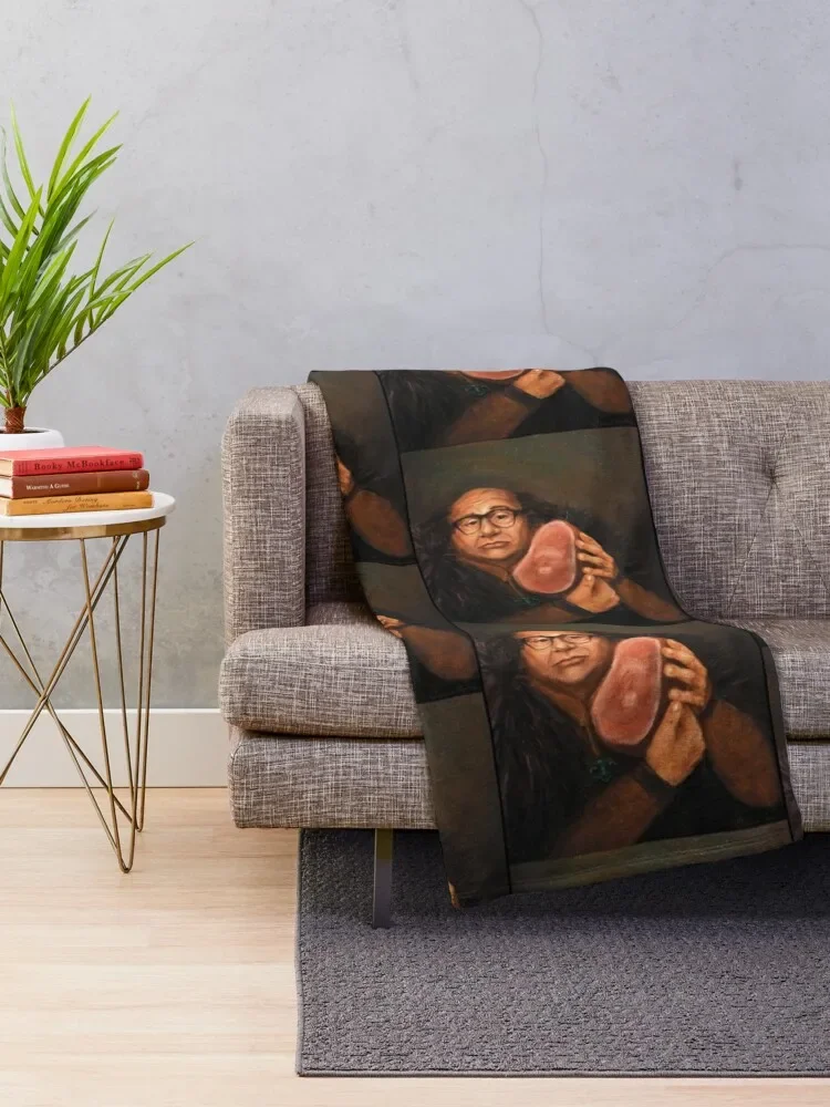 Danny Devito and his Beloved Ham Throw Blanket For Sofa Thin Blankets Sofas Of Decoration Blankets