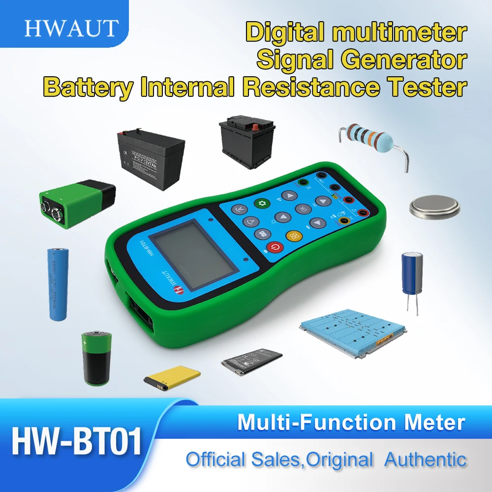 New HW-BT01 Multimeter Signal Generator High Precision Battery Internal Resistance Measuring Instrument Digital Tester 200Ω 200V