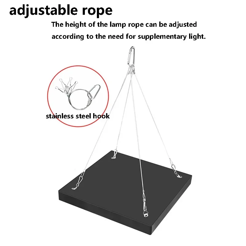 Hot Selling LED Quantum Grow Light Lighting  85-265V  Power Plant Grow Light Full Spectrum Indoor Hydroponic Grow Light
