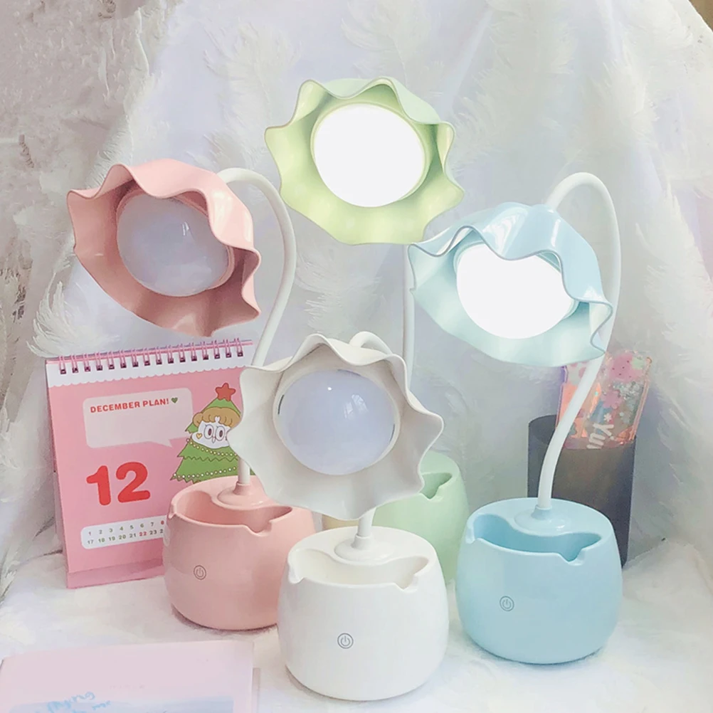 

Desk Lamp Pen Holder Led Stand Light Night Stands Standing USB Study Screen Lamps for Ceiling