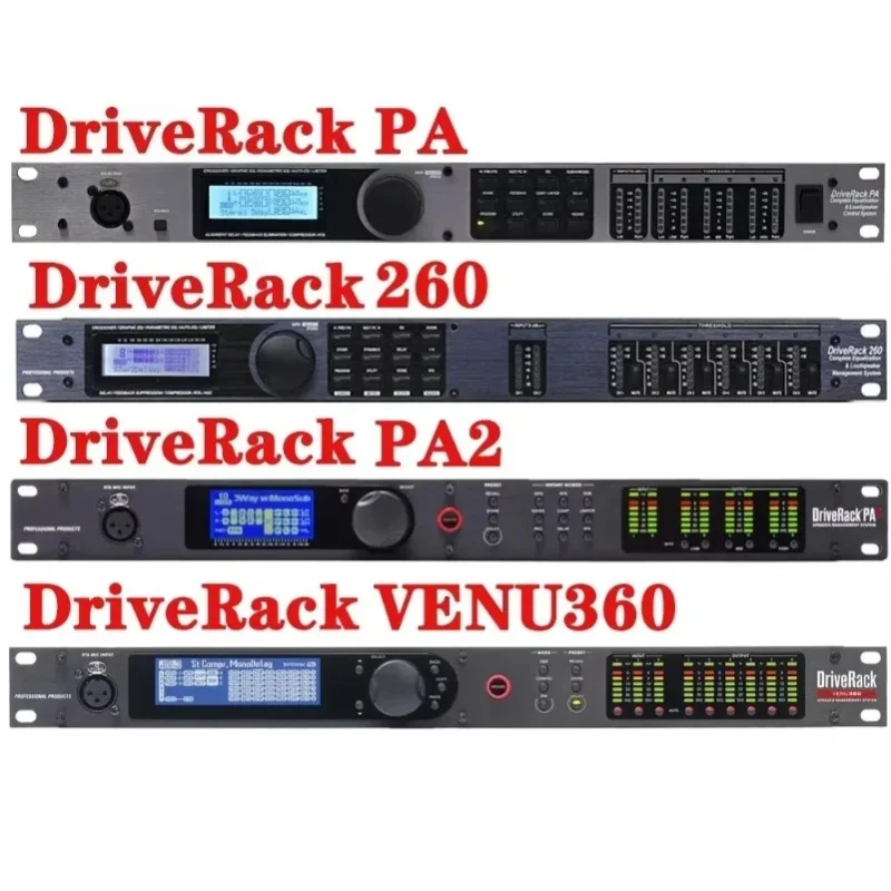 Digitaler Audio-Prozessor DriveRack PA/260 2 Eingänge 6 Ausgänge PA2 3 Eingänge 6 Ausgänge VENU360 Kompatible Original-Software