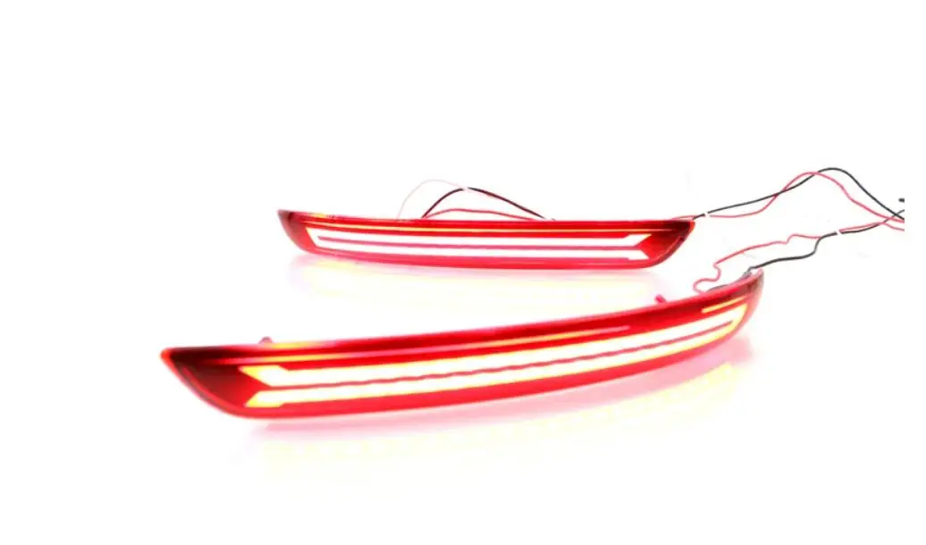 Parachoques de coche, luz trasera Cresta para Toyota Innova, luz trasera 2015~2017, accesorios de coche LED, luz trasera Innova, luz antiniebla trasera