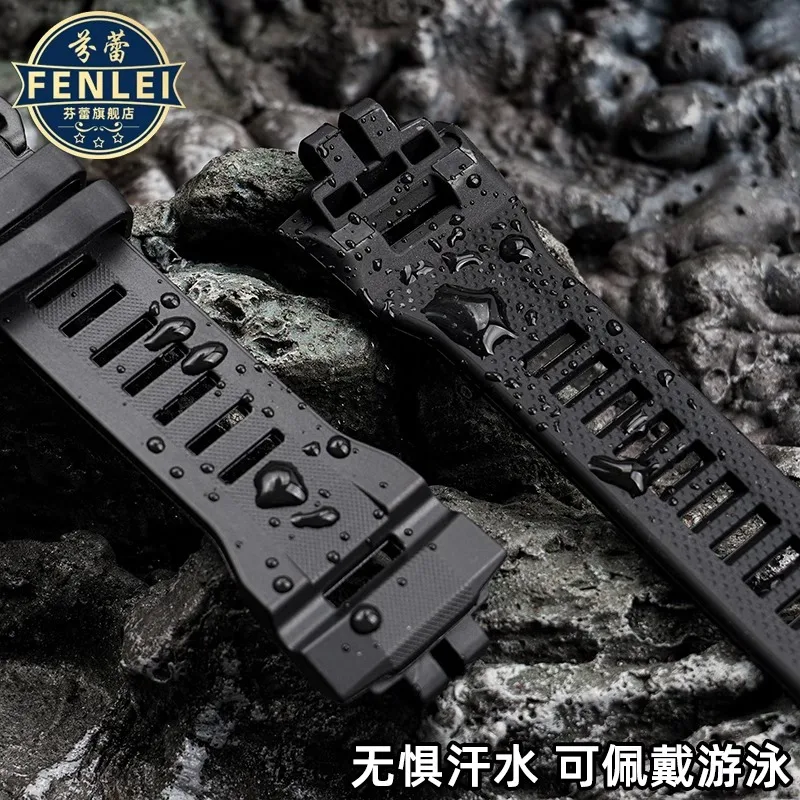GBD200 الراتنج حزام ل كاسيو G-SHOCK مربع صغير GBD-200 GBD-200-1A القط رجل سيليكون حزام الرجال حزام (استيك) ساعة سوار مقاوم للماء