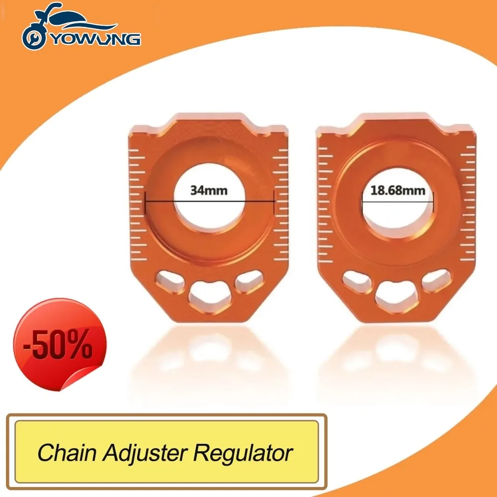 

Motorcycle Accessories For XC XCW 125 200 250 - 450 500 525 EXC EXCF SX SXF SXS MXC XCF-W Chain Adjuster Regulator Slider Block