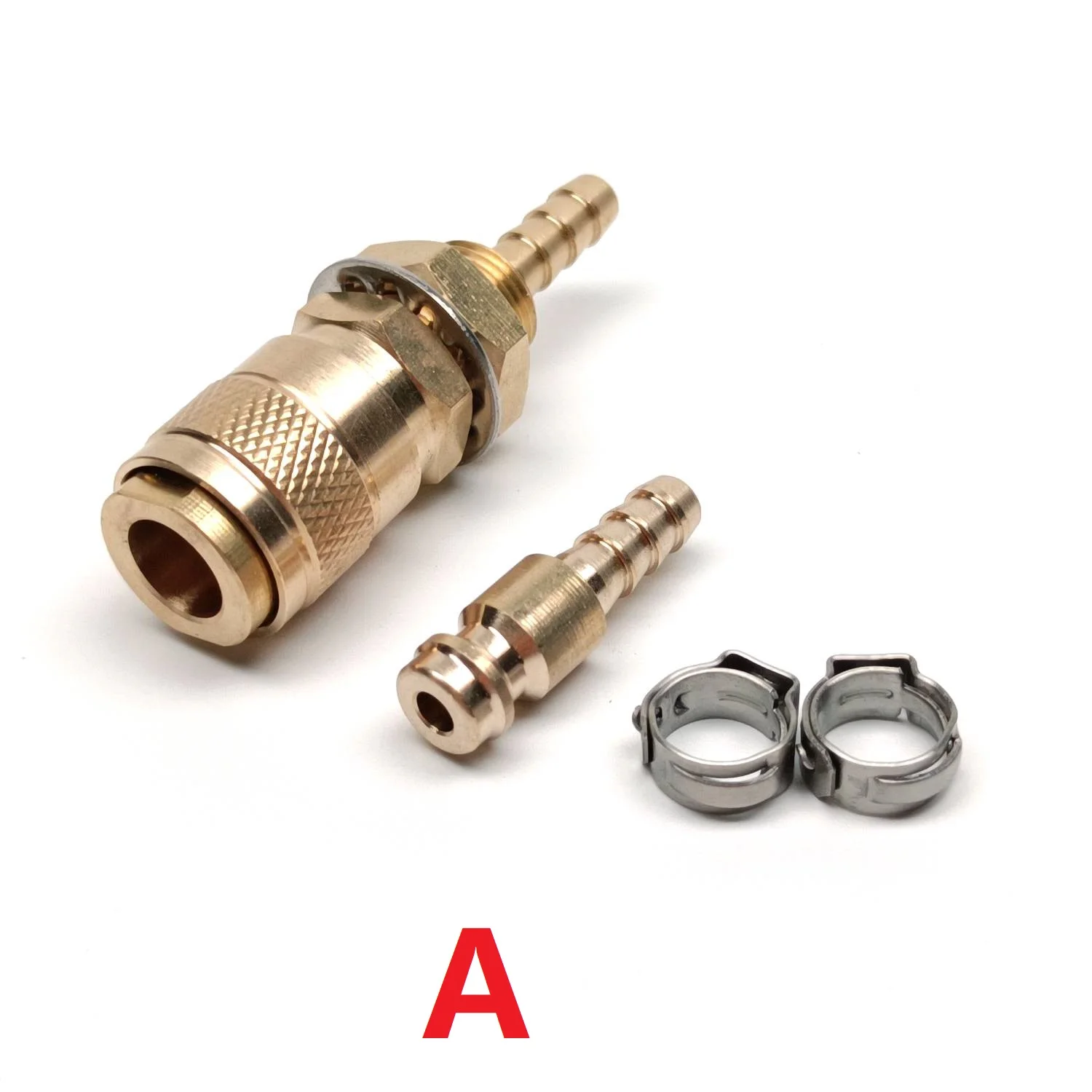 Fit ID 5mm OD 8mm Hose Pipe Male Female Water Cooled Gas Adapter Quick Connector 501D WP-18 TIG MIG Welder Welding Torch Plug