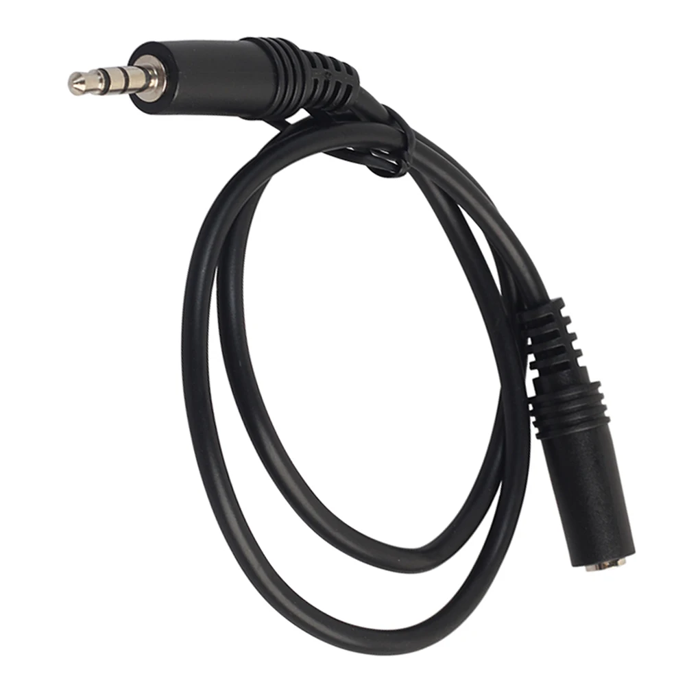 

0.5M 3.5Mm Male To Female Audio Cable Black For Headphones Speakers Phones Pc Portable Audio Devices Aux Extension Cable