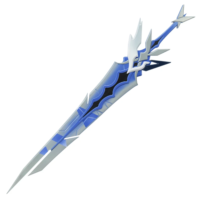 Genshin Impact Skirk-espada de Cosplay, réplica de armas Azurelight para Halloween, fantasía de Navidad, accesorios de disfraces de fiesta