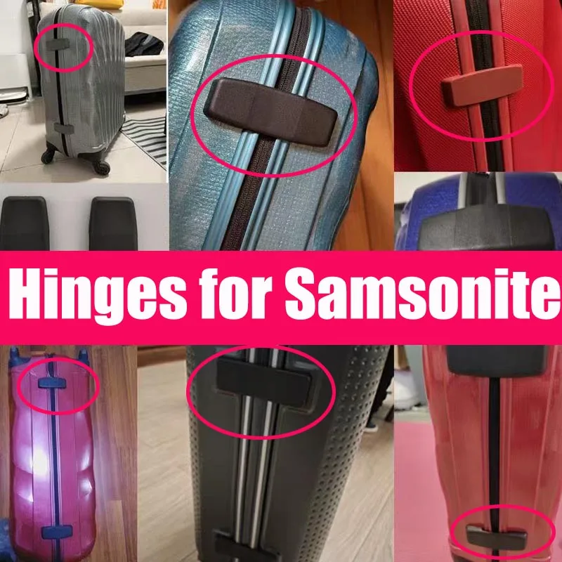 Bisagras para maletas Samsonite, accesorios de reparación y repuesto para maletas de viaje, cabezal de acoplamiento Gemel para maletas
