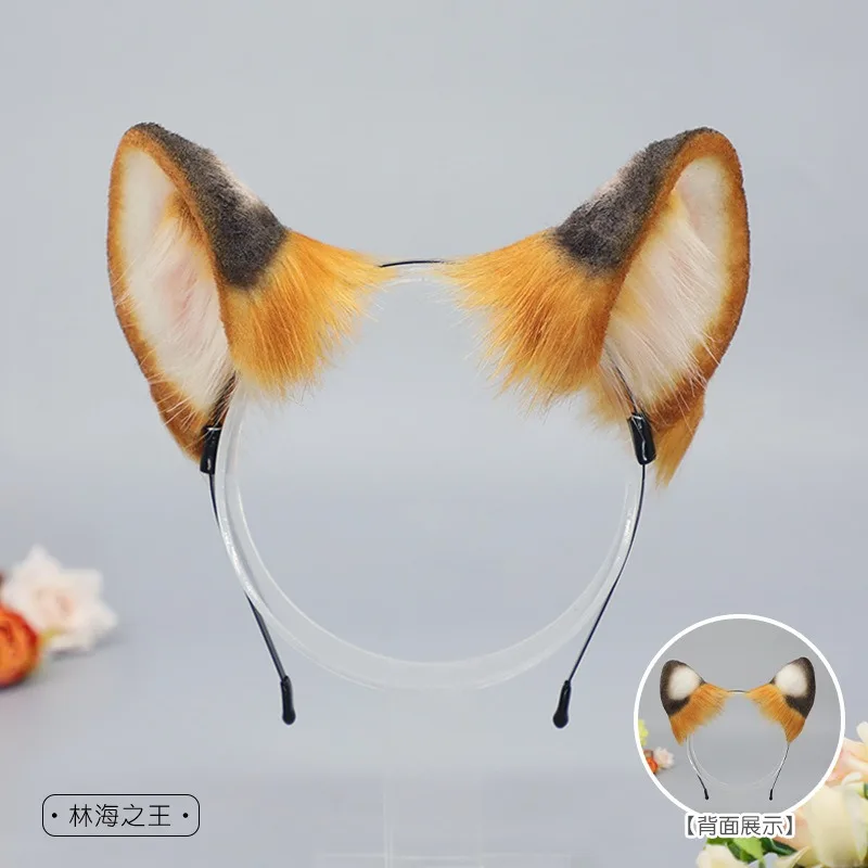 جديد الكرتون عقال ل آذان النمر القط على شكل الشعر هوب أفخم حزب خوذة رباط شعر حزب تأثيري حلي الدعائم للجنسين