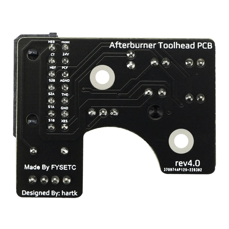 3D Printer Voron V0.1 Extruder Afterburner Toolhead PCB Board,BAT85 Diode Cavity Temperature Sensitive for Voron 0.1