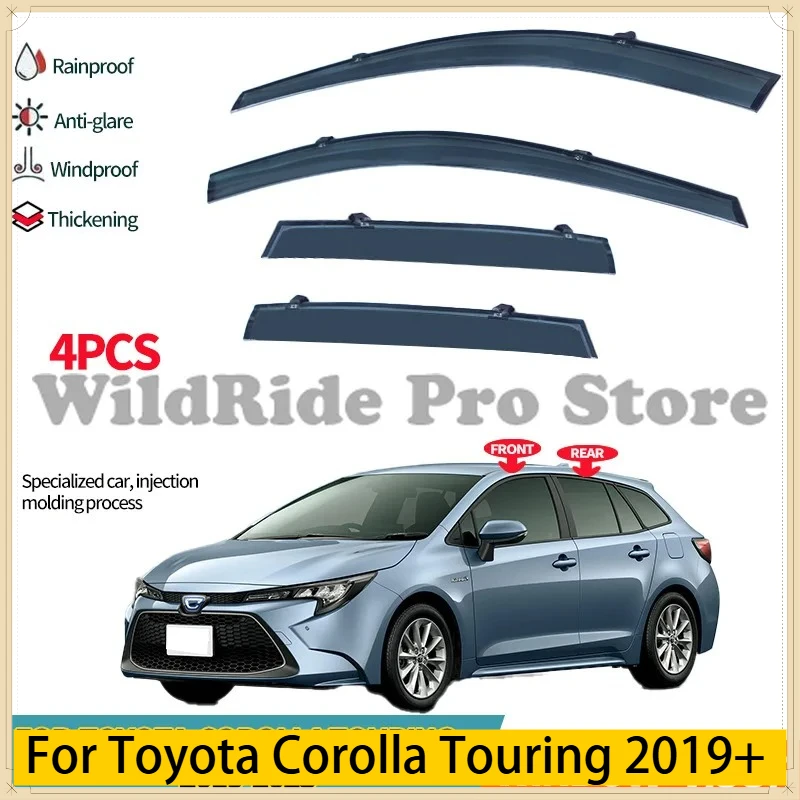 

1 Set Durable Rain Guard for Toyota Corolla Touring 2019+ - UV-Resistant & Shatter-Proof, Quiet Design