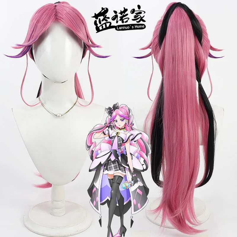 

Futari wa Pretty Cure Cure Kiss Meroron Cosplay Wig Halloween Party Prop Synthetic Hair Heat Resistant Fiber + Wig Cap