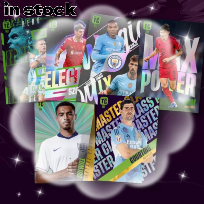 متوفر بانيني 2025 365 بطاقات قابلة للجمع Fifa بطاقة ذهبية لامعة بطاقة توقيع كرة القدم للأولاد هدايا العيد هدايا فلاش الانكسار #1