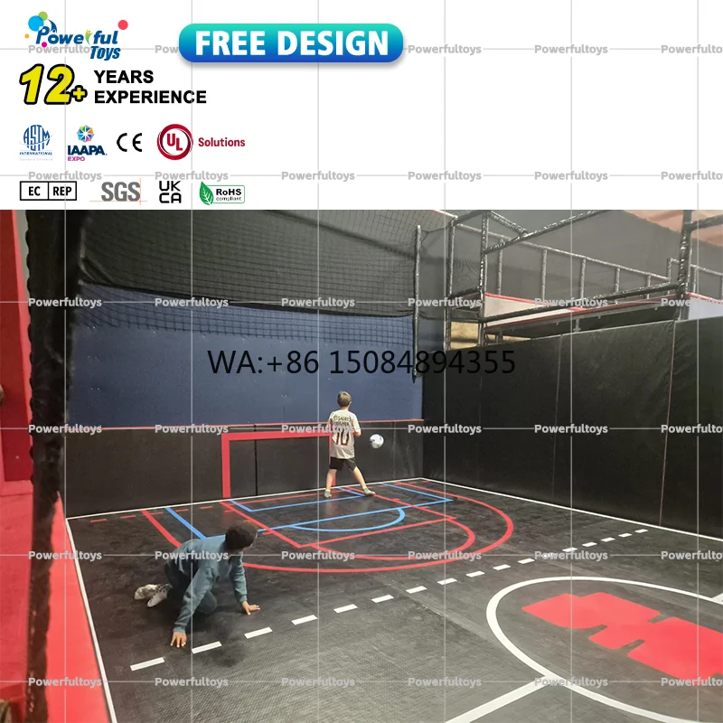Indoor Trampoline Park Inflatable air Track Football Field Basketball Court Soccer Air-filled Sport air Track Basketball Court