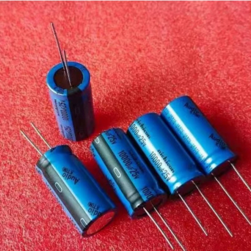 2PCS KT 25V10000UF Volume 22X40MM 105 Degrees Nichicon Audio Electrolytic Capacitors UKT1E103MRD 10000UF 25V NEW