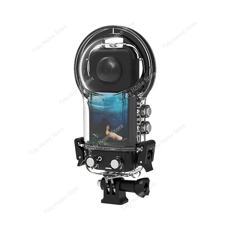 Suitable FOR Insta360 X3 panoramic camera waterproof case, waterproof housing, panoramic camera sealed for diving