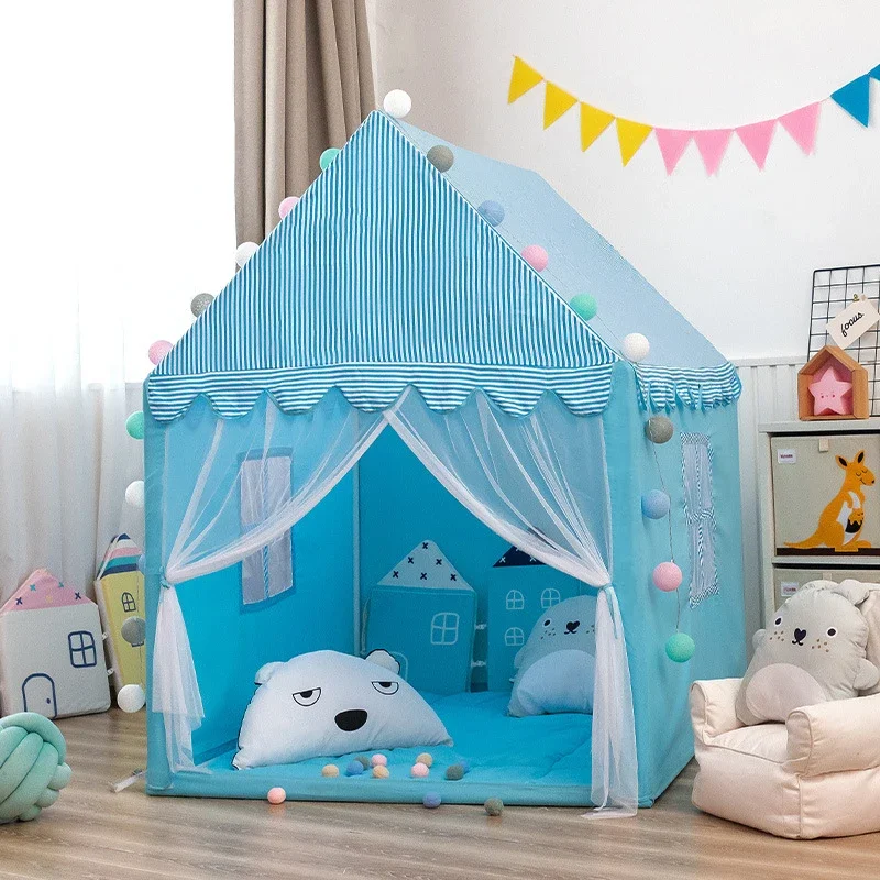 Crianças brinquedo tamanho grande tenda wigwam dobrável crianças tenda tipi bebê jogar casa brinquedos meninas meninos princesa castelo criança decoração do quarto presentes