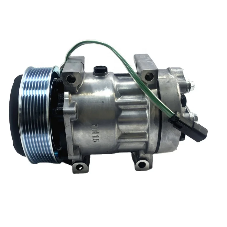 

Excavator Air Conditioning Pump Piston VOE11412631 11412631 15082727 24V 8PK 7H15for EC360 460 480