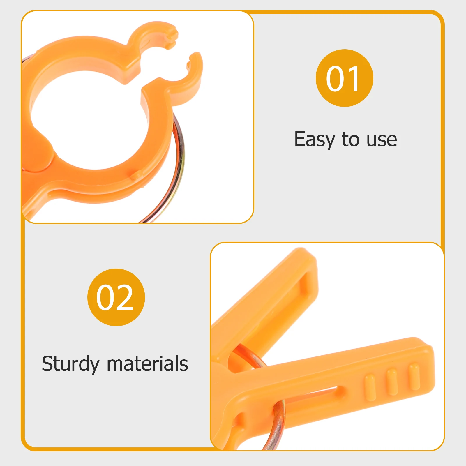 

12Pcs Tomato Plant Clamps Flexible Safe Support Clips Trellis Twine Reinforcement Plant Clip Flower Support Clamp